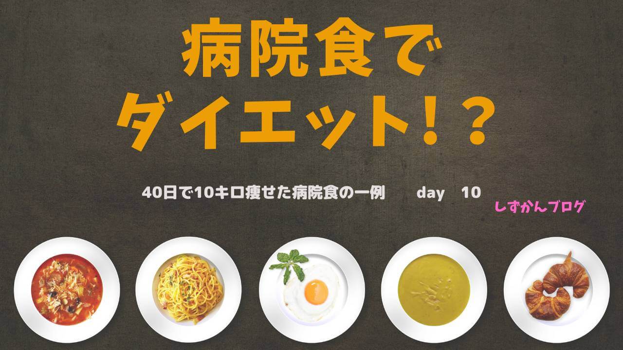 病院食でダイエット 10キロ痩せたメニューを紹介します 19 11 11 しずかんブログ